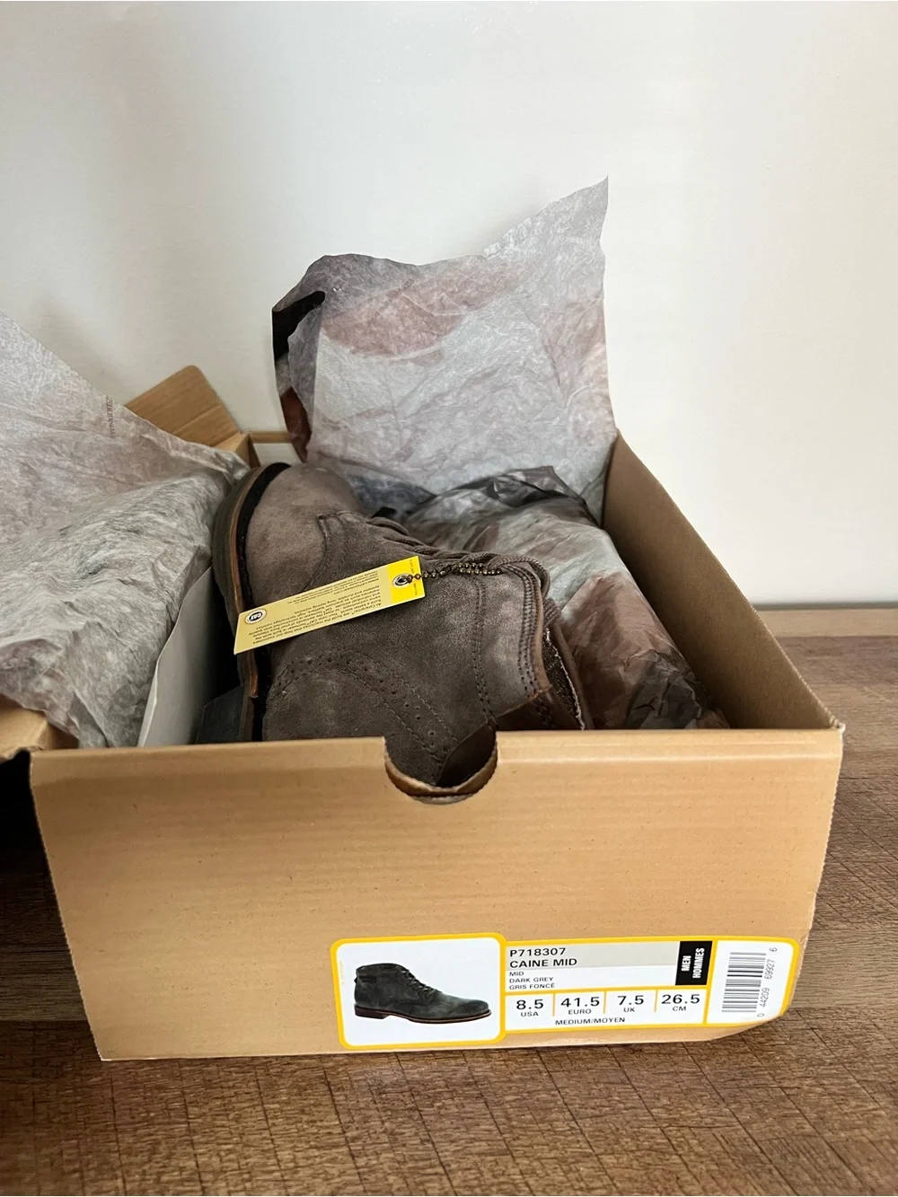 Caterpillar Taupe Suede Chukka Boots